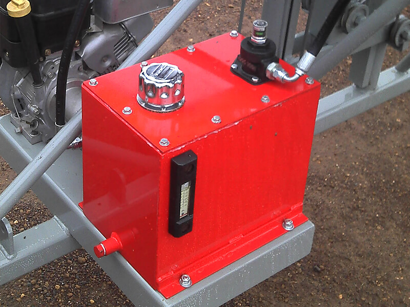 Hydraulic tank from the 47x9 Auger Rebuild with power winch
